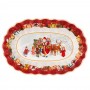 Блюдо овальное Toy's Fantasy Bowl Санта и дети 29x19x5,5