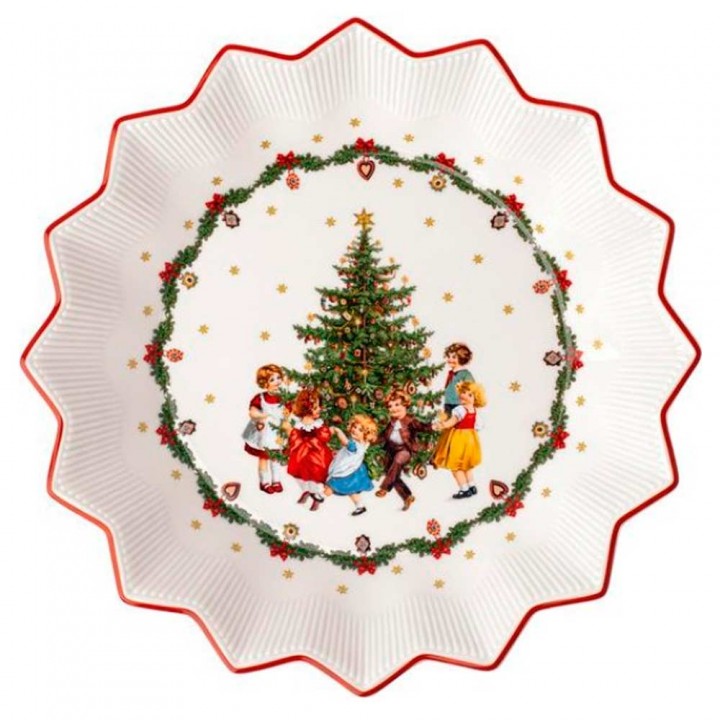 Тарелка Toy's Fantasy Villeroy & Boch Хоровод у елки 24 см