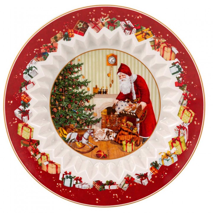 Блюдо Toy's Fantasy Villeroy & Boch Санта приносит подарки 25см