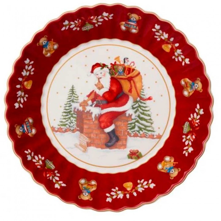 Блюдо Villeroy & Boch Toy’s Fantasy Санта на крыше 25 см