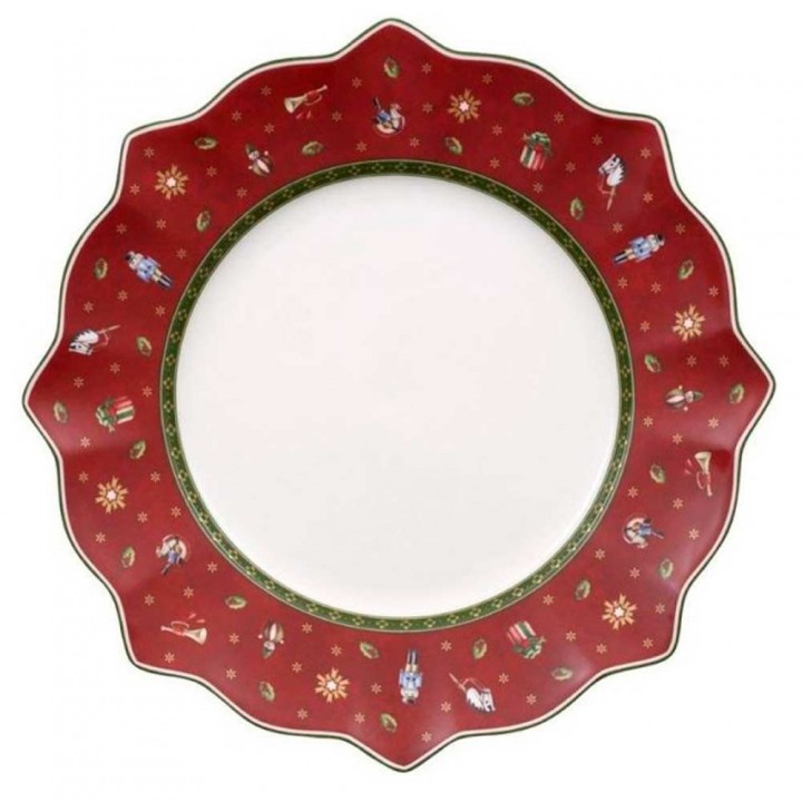 Тарелка Toys Delight Villeroy & Boch красная 28 см