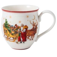 Фарфоровая чашка Toy's Delight Villeroy & Boch Санта с санями 440 мл