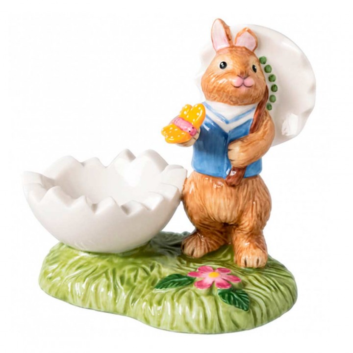Статуэтка Подставка под яйцо Annual Easter Edition 2023 Пасхальный кролик 10 x 7 x 9 см