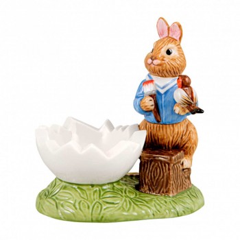 Статуэтка Подставка под яйцо Annual Easter Edition 2021 Пасхальный кролик 4,5 x 6 x 7,5 см   
