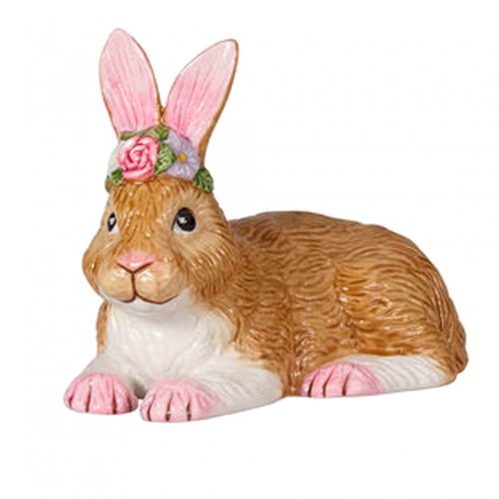 Статуэтка Bunny Tales Пасхальный кролик лежащий Easter Bunnies 8,5 см