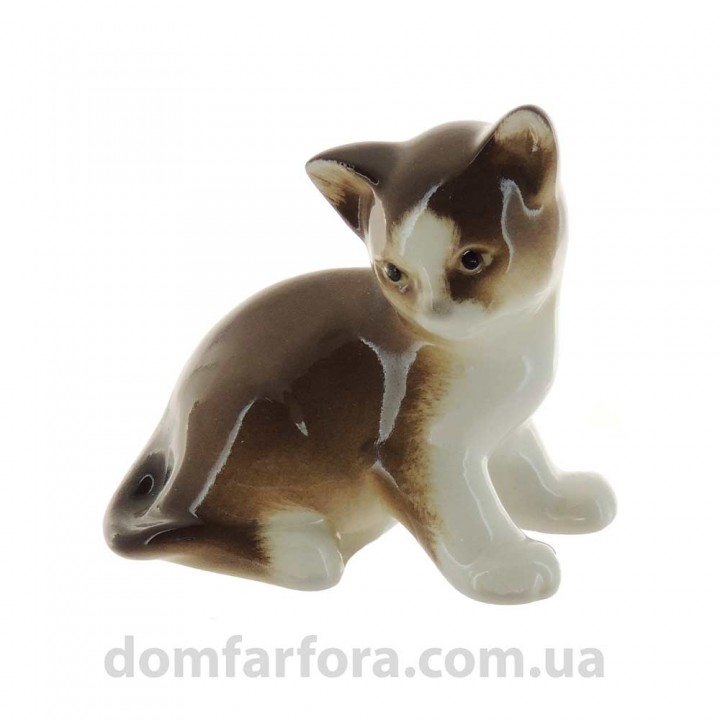 Статуэтка "Котенок Парамоша Коричневый"