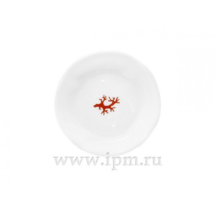 Розетка для варенья форма Наташа рисунок Коралл